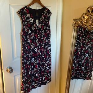 Ann Taylor sleeveless wrap dress size large NWT L